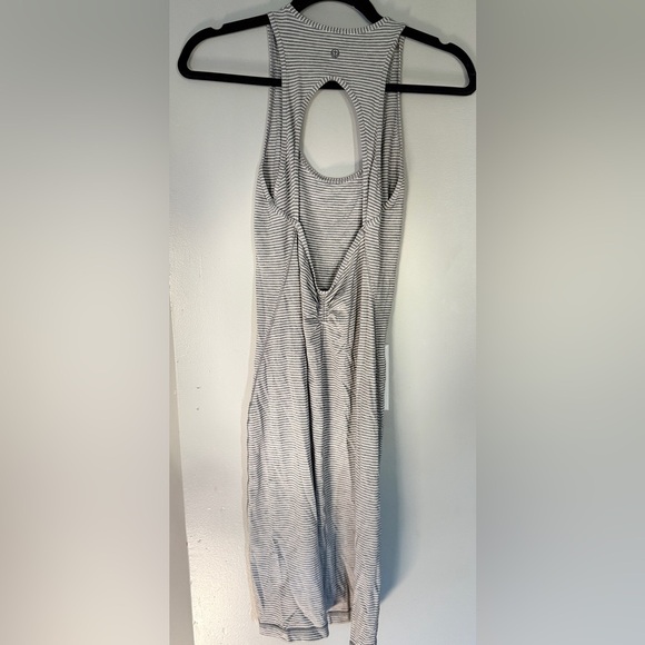 Lululemon Go For It Dress - Hyper Striped Heathered Medium Gray - Picture 5 of 6